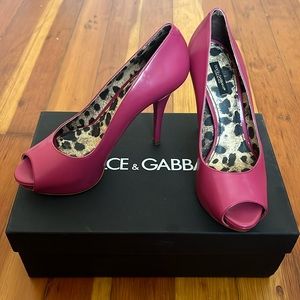 Dolce & Gabbana pink high hill size 38